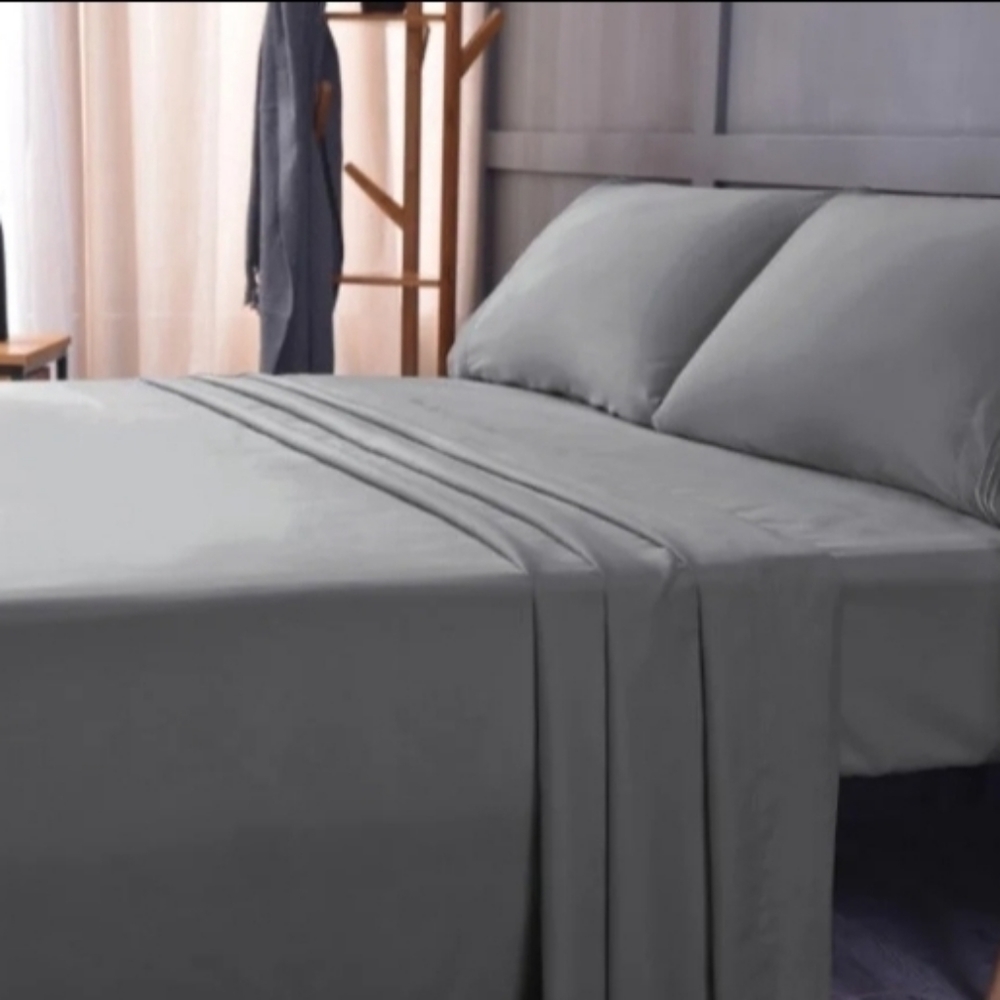 Cool Bamboo Sheet Set | Gray | Queen